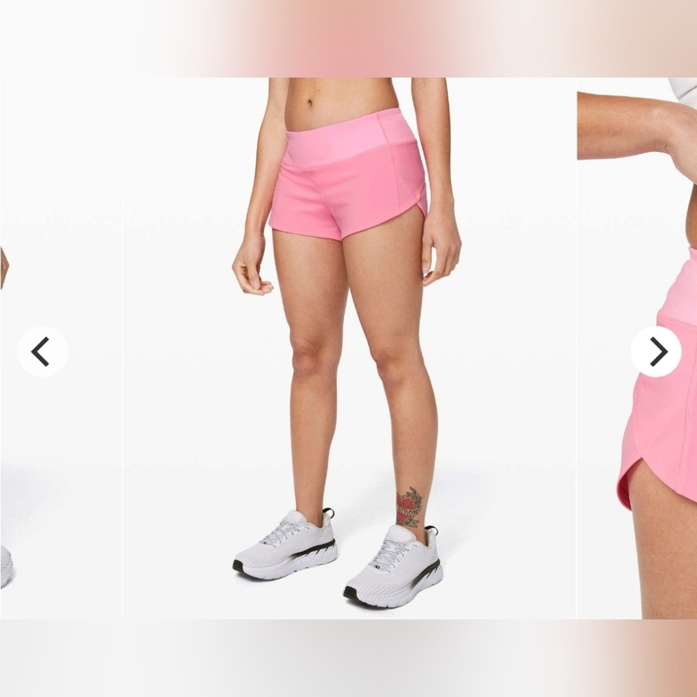 Speed it up 2.5 low rise shorts